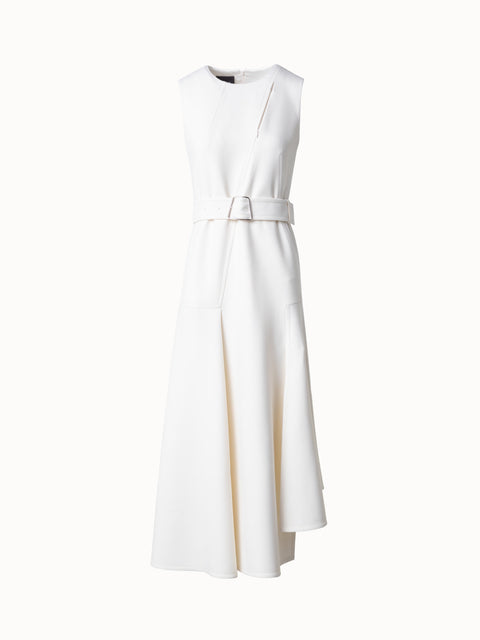 Midikleid aus Baumwoll-Doubleface