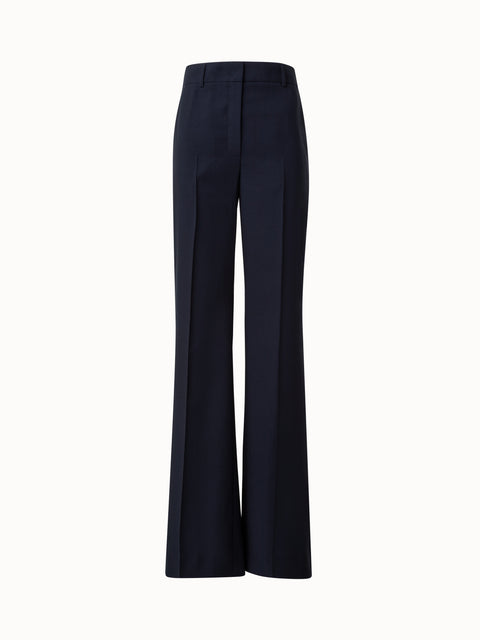 Weite Gerade Hose aus Cool Wool