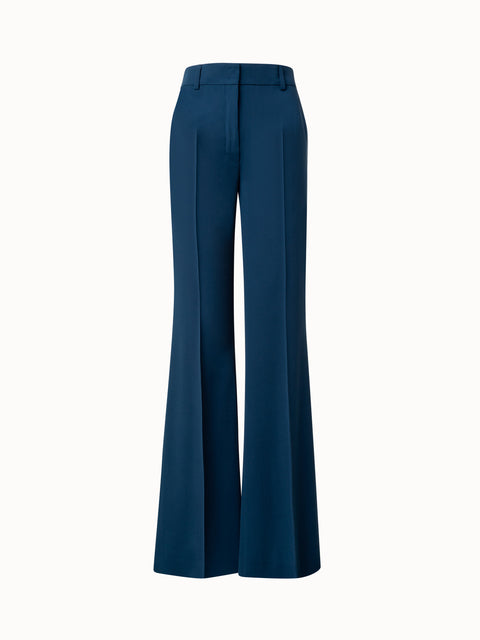 Weite Gerade Hose aus Seide