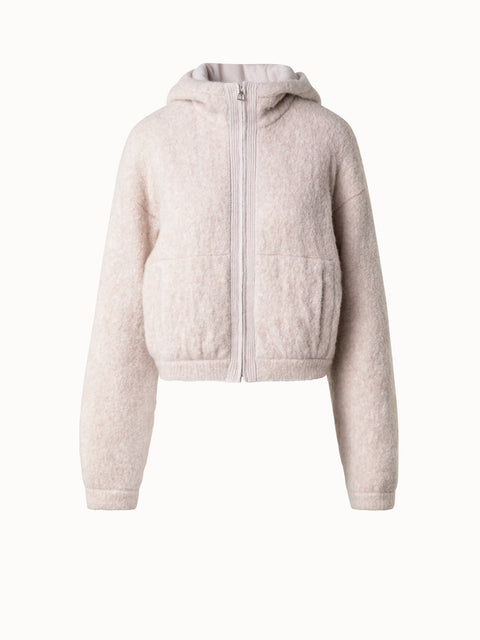 Traumhaft weicher Kaschmir-Cardigan-Hoodie