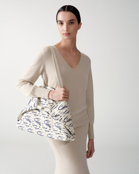 Kaschmirpullover mit V-Ausschnitt