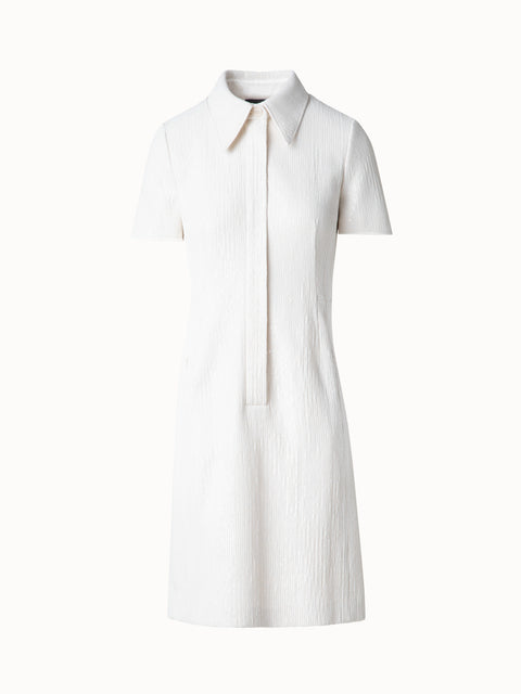 Pailletten-Cocktailkleid im Polostil
