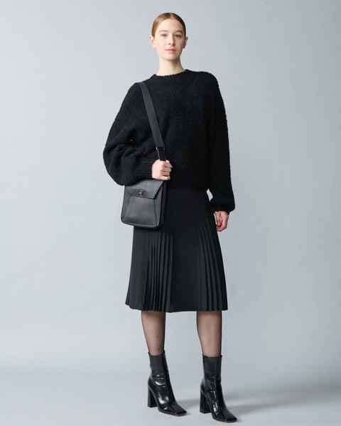 Oversize Bouclé-Pullover aus Kaschmir & Alpaka