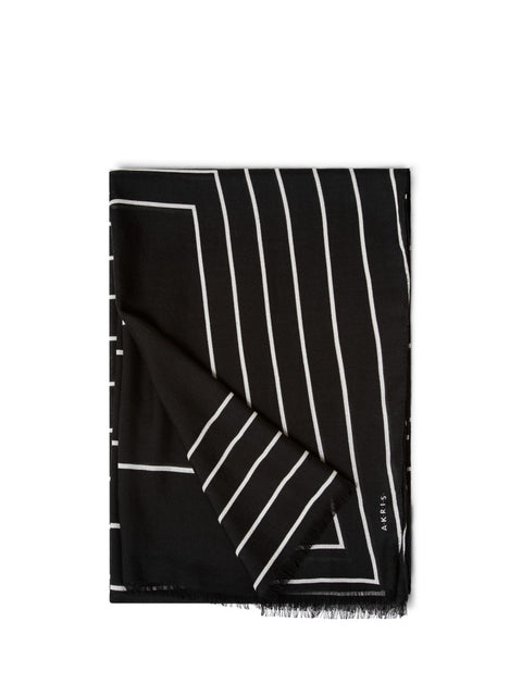 Schal mit Trapezoid Square Druck