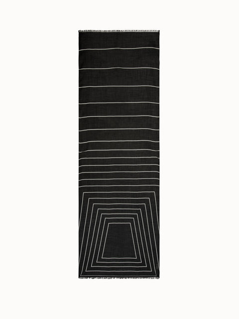 Schal mit Trapezoid Square Druck