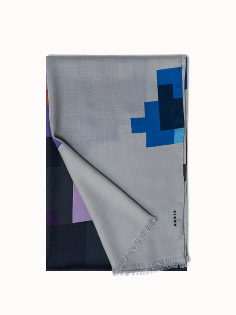 Schal mit Blue Flowers at Home Druck