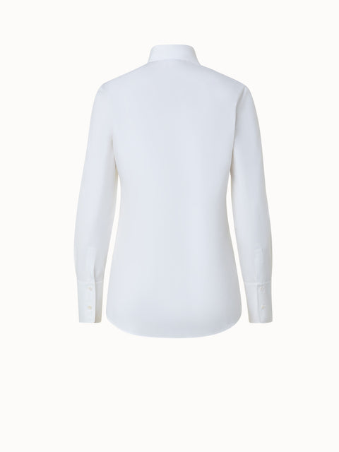 Bluse aus Baumwoll-Popeline