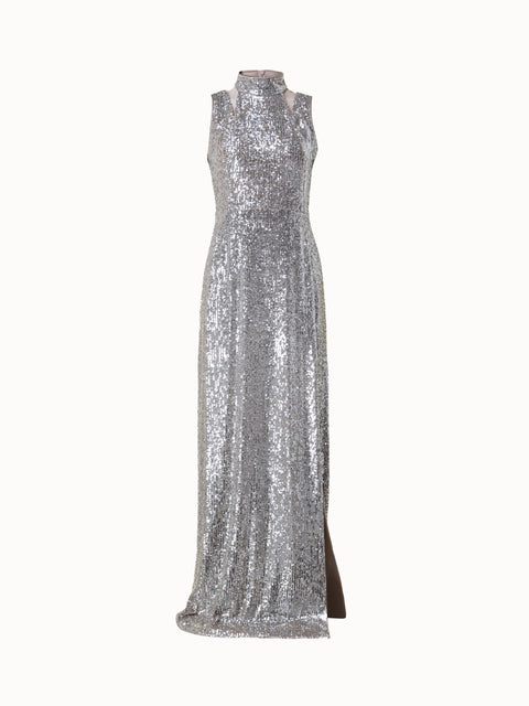 Abendkleid aus Pailletten