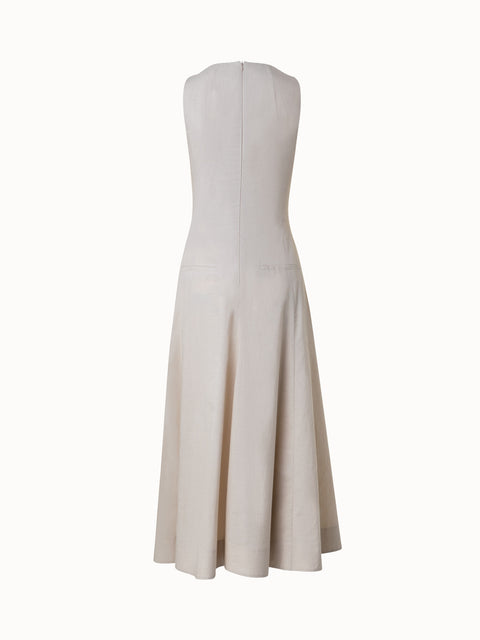 Midikleid aus Baumwoll-Denim