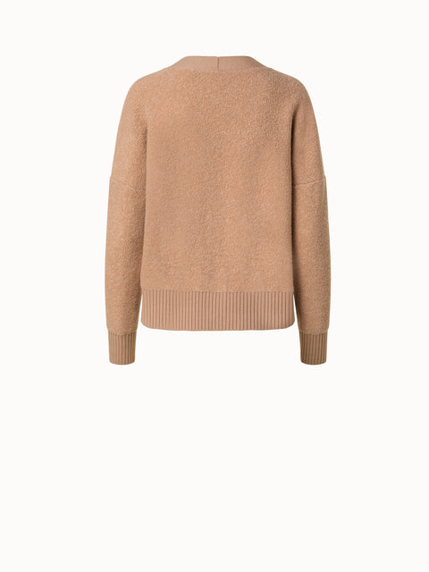 Boxy-Cardigan aus feiner Wollmischung