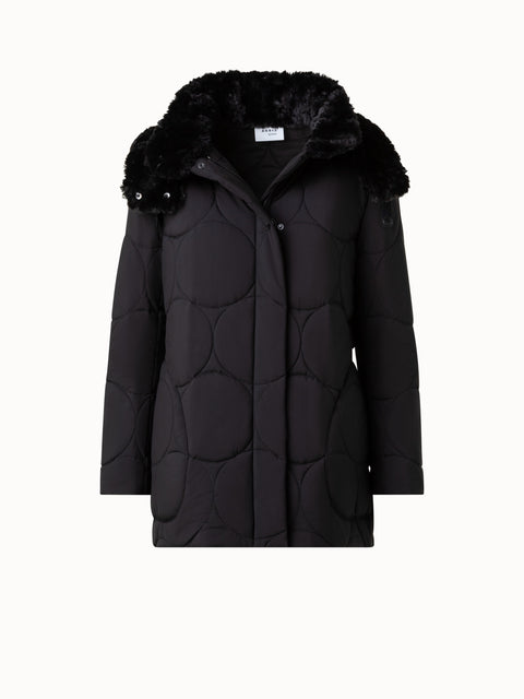 Gesteppter Parka mit abnehmbarer Kapuze