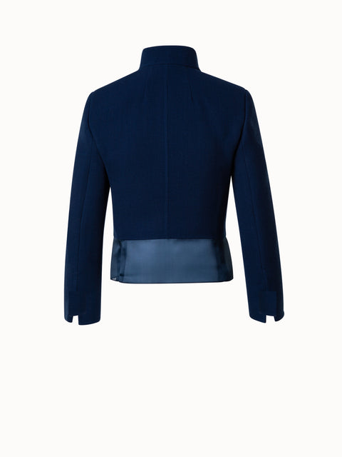 Jacke aus Woll-Doubleface