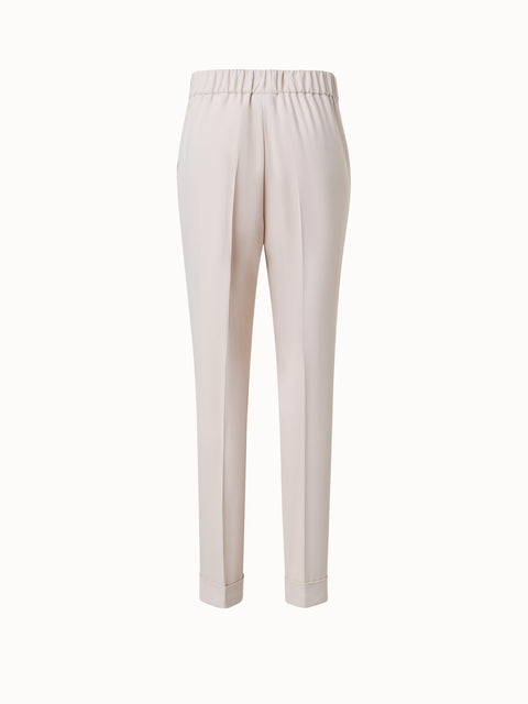 Leichte Tapered Hose mit elastischem Bund