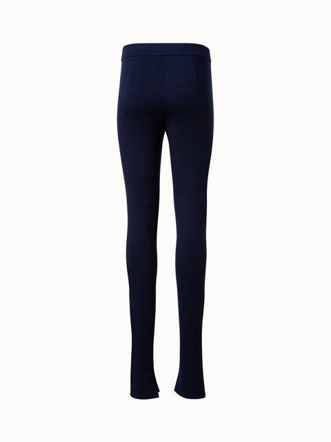 Jersey-Leggings mit Schlitz