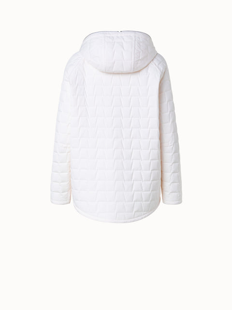 Wendbarer Blouson mit gesteppten Trapezen
