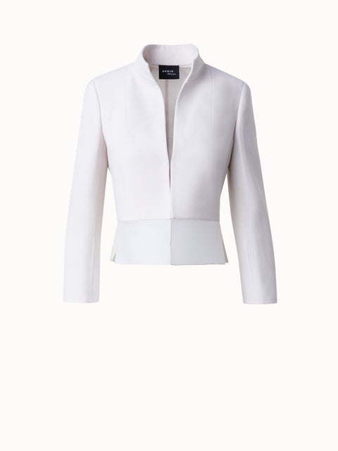 Jacke aus Woll-Doubleface