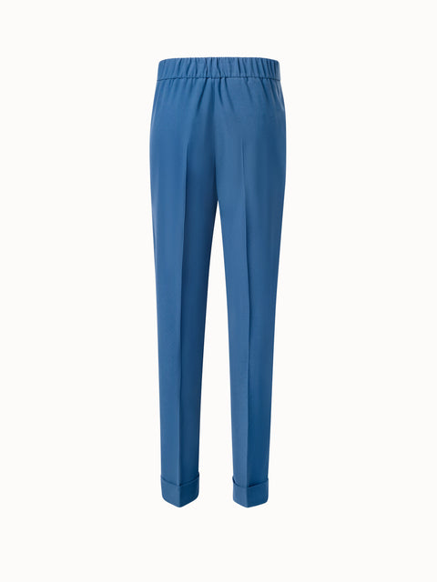 Leichte Tapered Hose mit elastischem Bund