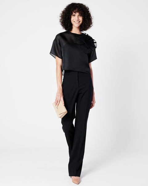 Organza Bluse mit Poppy