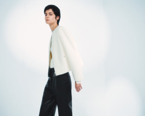 Kurze Jacke aus Wollwalk