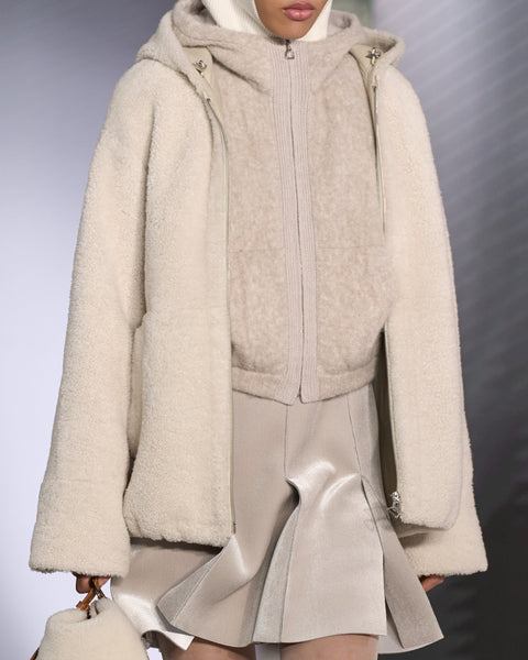 Traumhaft weicher Kaschmir-Cardigan-Hoodie
