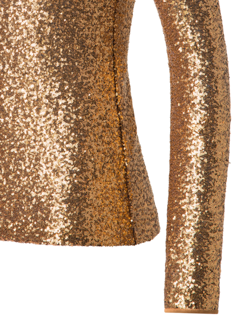 Pailletten-Jersey-Top