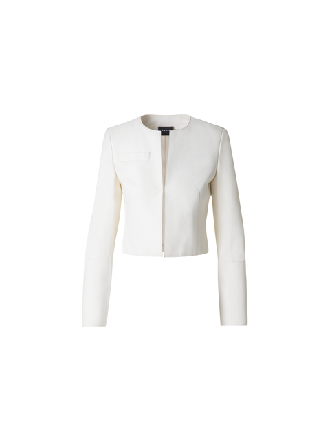 Kurze Lederjacke