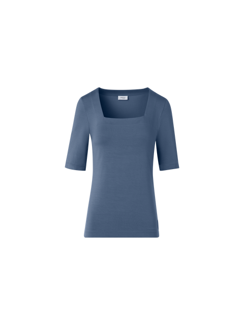 T-Shirt mit quadratischem Ausschnitt