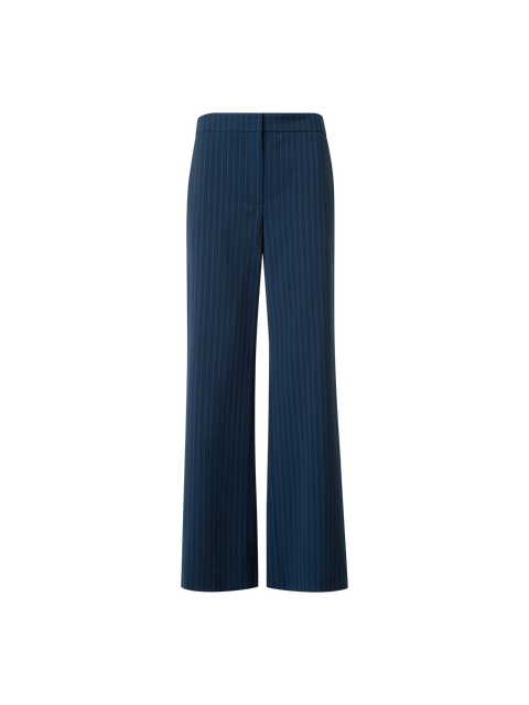 Weite Cool Wool Hose mit elastischem Bund