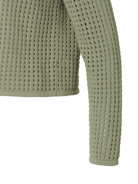 Strickpullover aus grobem Baumwollmesh