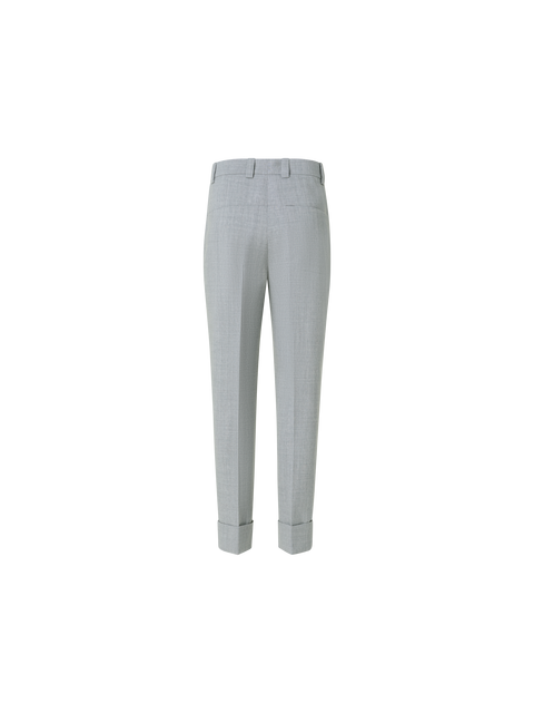 Tapered Hose aus Woll-Doubleface