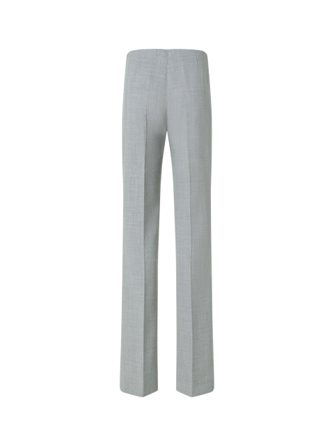 Gerade Hose aus Woll-Doubleface