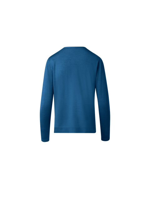 Nahtloser Strickpullover aus Kaschmir und Seide