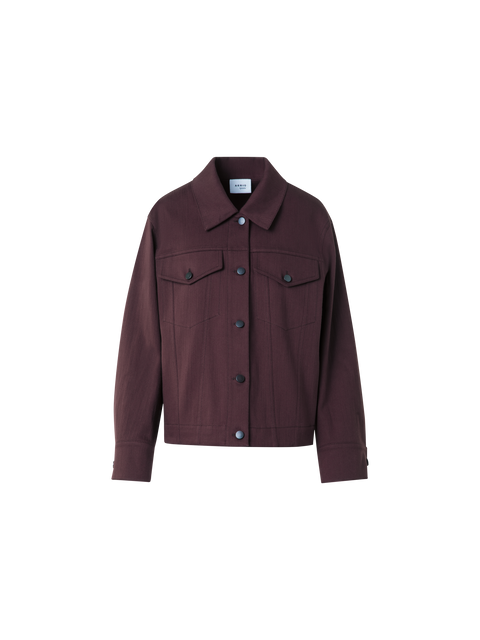 Oversize Denimjacke aus Baumwolle