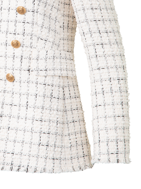 Langer Blazer in Chunky Tweed