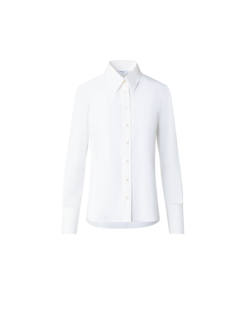 Leicht taillierte Baumwollbluse