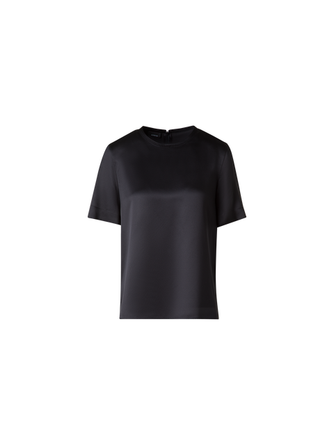 Seidensatin T-Shirt Bluse