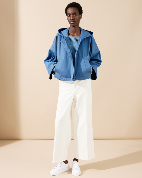 Weite Baumwoll-Denim-Hose