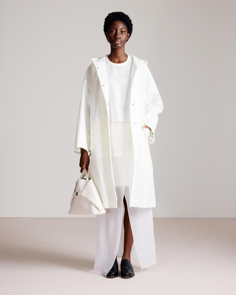 Seidenrock mit Transparenter Organza-Schicht