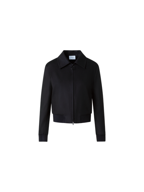 Kurzer Wolle Kaschmir Blouson