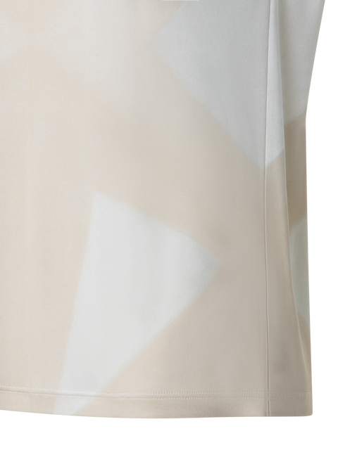 Seiden-T-Shirt mit Chiaroscuro Druck