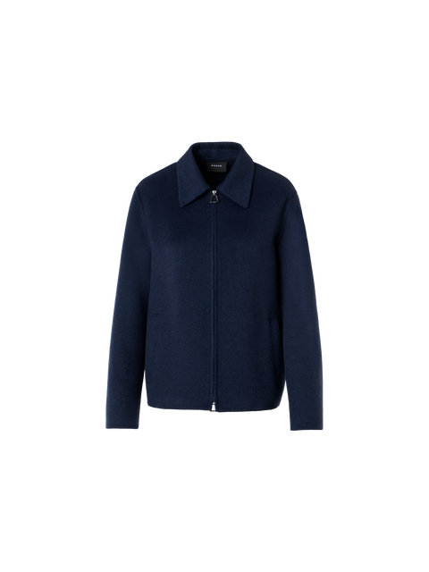 Relaxed Kaschmir Doubleface Hemdjacke