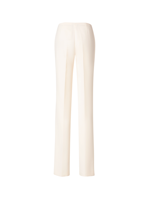 Gerade Hose aus Woll-Doubleface