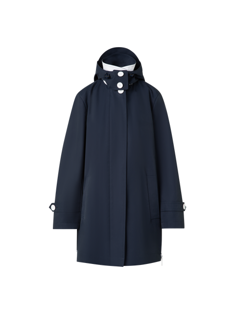 Wasserabweisender Parka mit abnehmbarer Kapuze