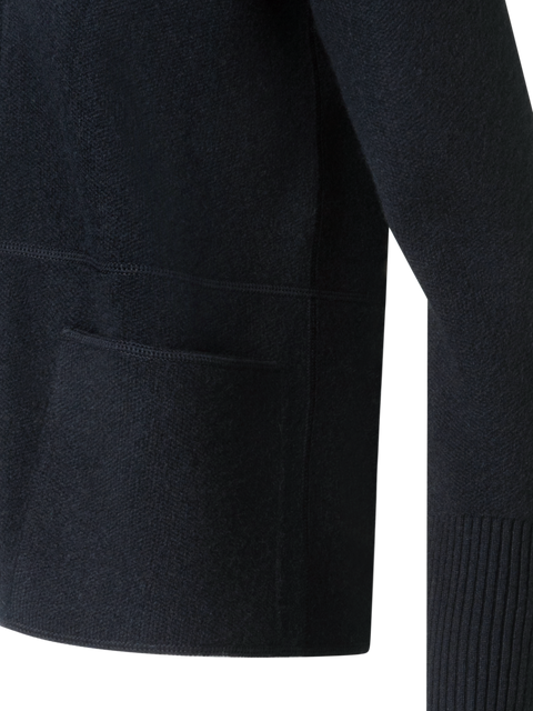 Cardigan aus Kaschmir-Piqué