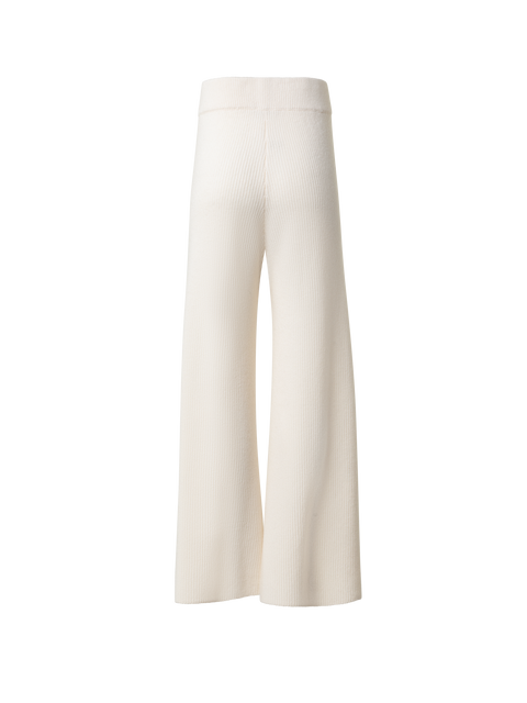 Weite Strickhose aus Woll-Kaschmir-Mischung