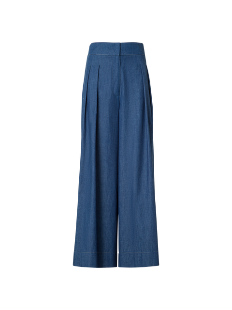 Culottes Hose aus leichtem Baumwoll-Denim