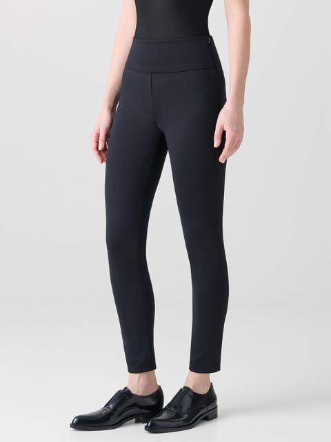 Leggings aus Woll-Jersey mit XL-Bund