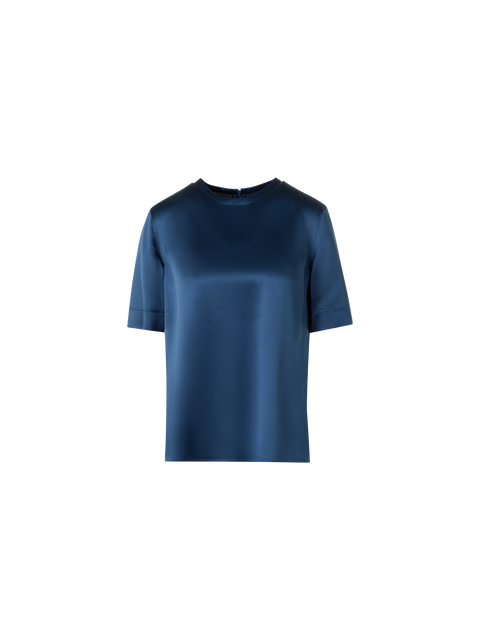 Seidensatin T-Shirt Bluse