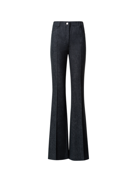 Bootcut Hose aus Baumwoll-Stretch-Denim