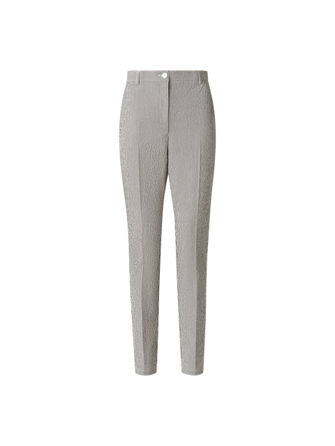 Tapered Hose aus Baumwoll-Seersucker